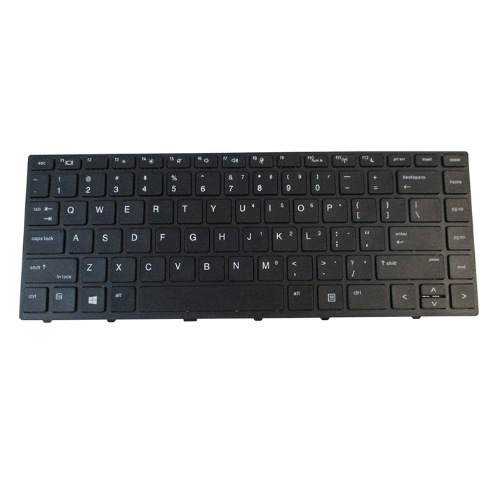 New HP ProBook 430 G5 440 G5 445 G5 Non-Backlit Keyboard w/ Black Frame - LaptopParts.ca