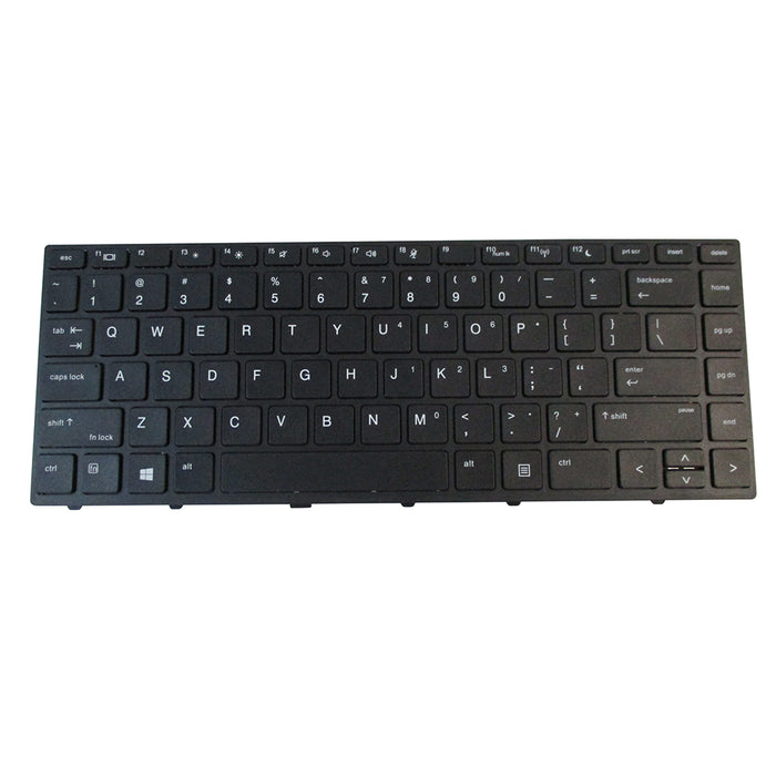 New HP ProBook 430 G5 440 G5 445 G5 Non-Backlit Keyboard w/ Black Frame