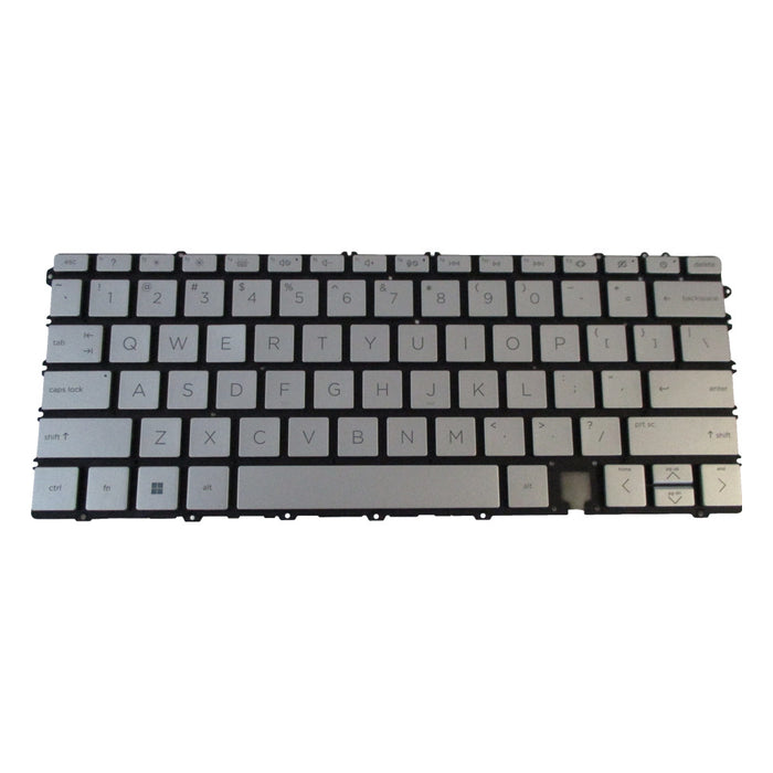 New Silver Backlit Keyboard for HP Spectre X360 2-in-1 14-EF Laptops