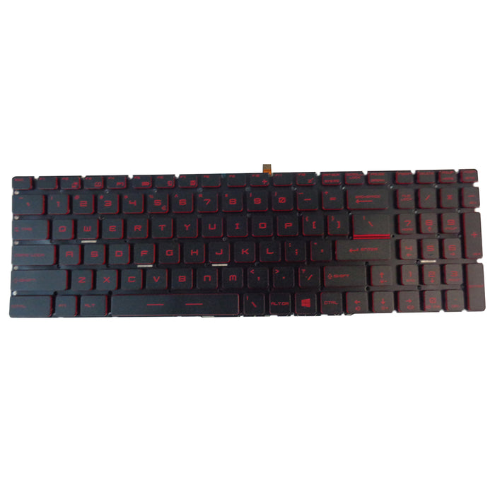 New MSI GL62M GL62MVR GL63 GL72M GL73 Red Laptop Backlit US Keyboard