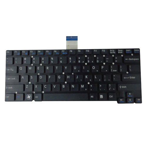 New Sony VAIO SVT13 Black Laptop Keyboard - No Frame