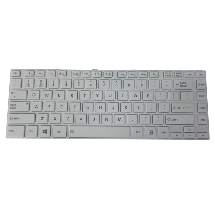 New Toshiba Satellite L40-A L40D-A L40T-A L45-A L45D-A L45T-A White Keyboard