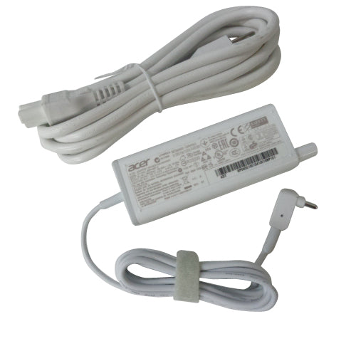 New Acer Aspire S7-392 White Laptop Ac Power Adapter Charger w/ Cord 45W