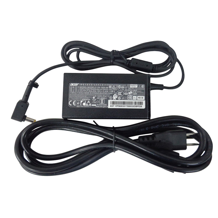 New Genuine Acer Aspire Laptop AC Adapter Charger & Power Cord 65 Watt