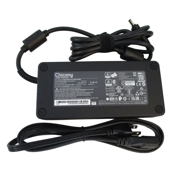 New Acer KP.3300H.001 KP.33003.004 Ac Adapter Charger & Power Cord 19.5V 16.92A 330W