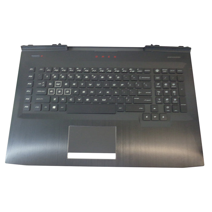 New HP Omen 17-AN 17T-AN Palmrest w/ Backlit Keyboard & Touchpad L14994-001 - LaptopParts.ca