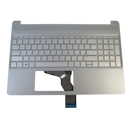 New HP 15-DY 15-EF 15s-EQ 15s-FQ Palmrest w/ Non-Backlit Keyboard L63578-001 - LaptopParts.ca
