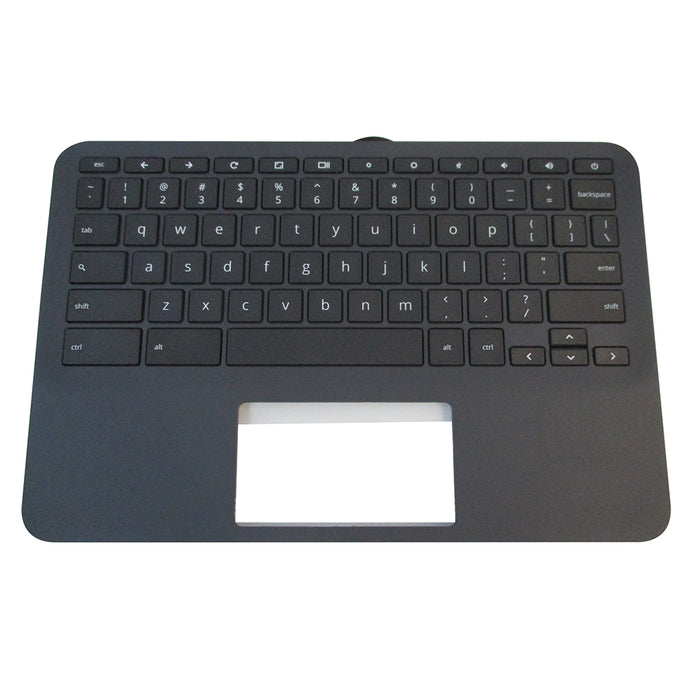 New HP Chromebook 11A G8 EE Palmrest w/ Keyboard L92832-001 - LaptopParts.ca