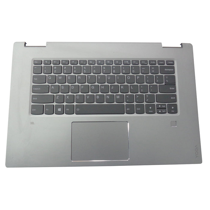 New Lenovo Yoga 720-15IKB Silver Palmrest w/ Backlit Keyboard & Touchpad 5CB0N67833