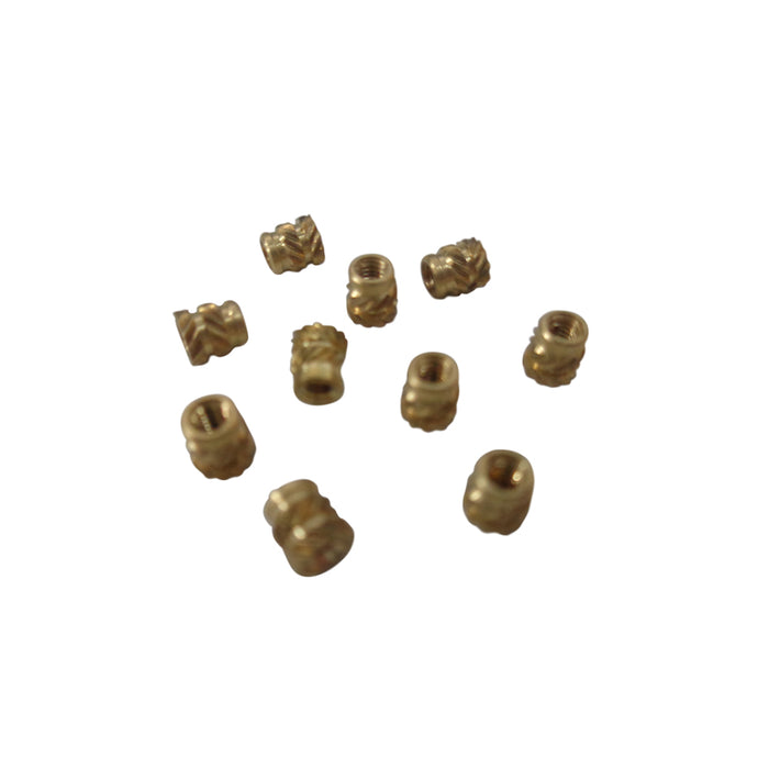 New 10X M2 Threaded Brass Screw Inserts for Laptop Cover Part Repair