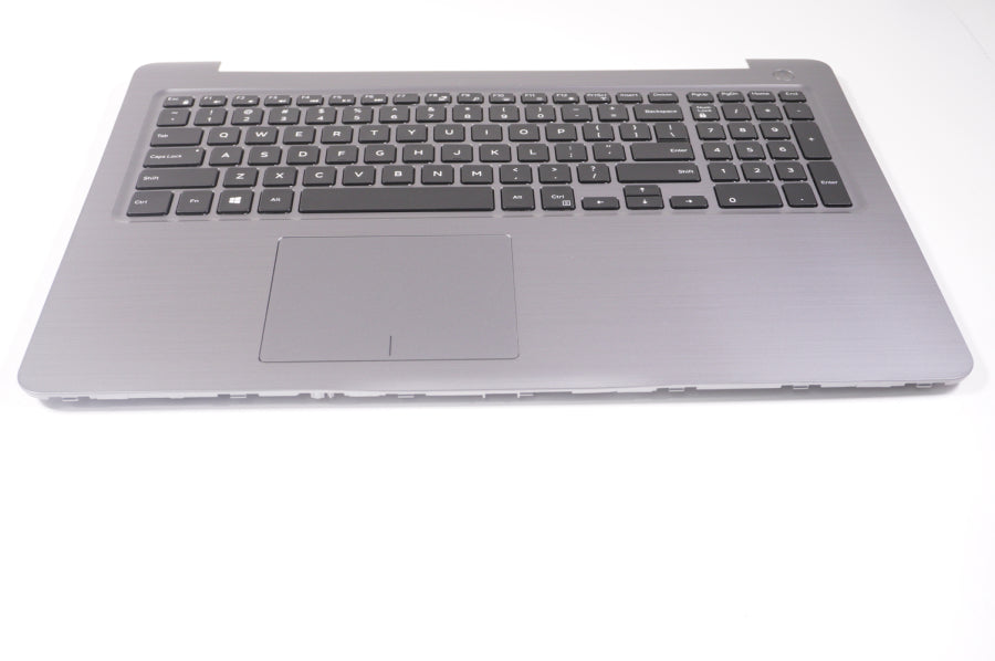 New 6VTM9 Dell Laptop US Palmrest Keyboard Gray - LaptopParts.ca