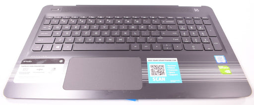 New 856035-001 Hp Laptop Palmrest & Keyboard - LaptopParts.ca