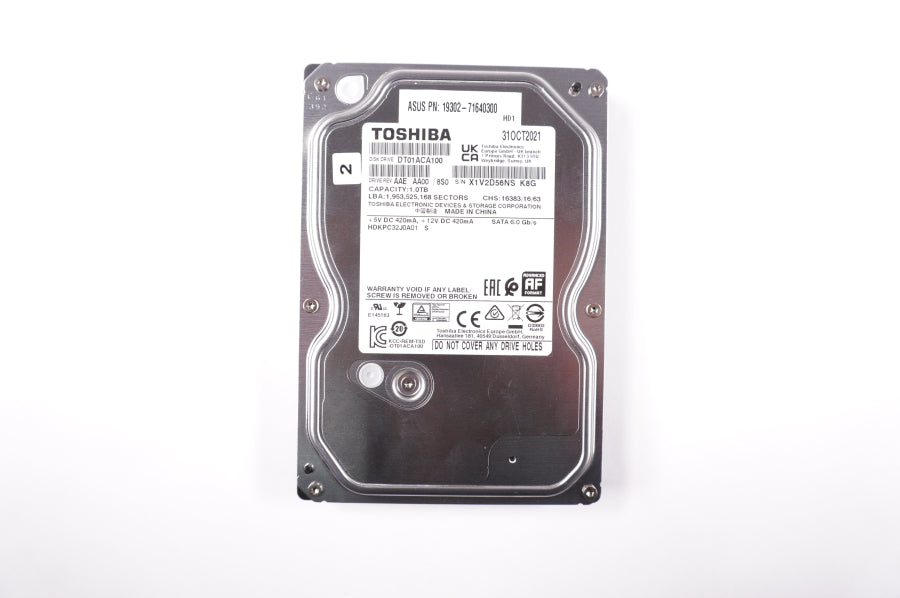 New 599689-M02 Hp Imaged HDD  1TB  WD  XL500M  SATA3  EC0