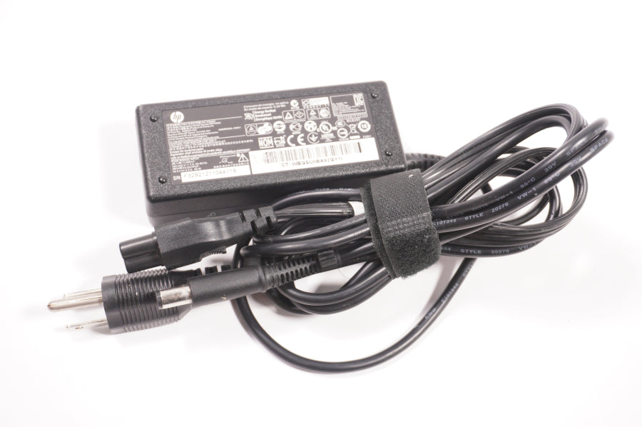 New 384019-001 Hp Laptop AC Adapter  with Power Cord - LaptopParts.ca