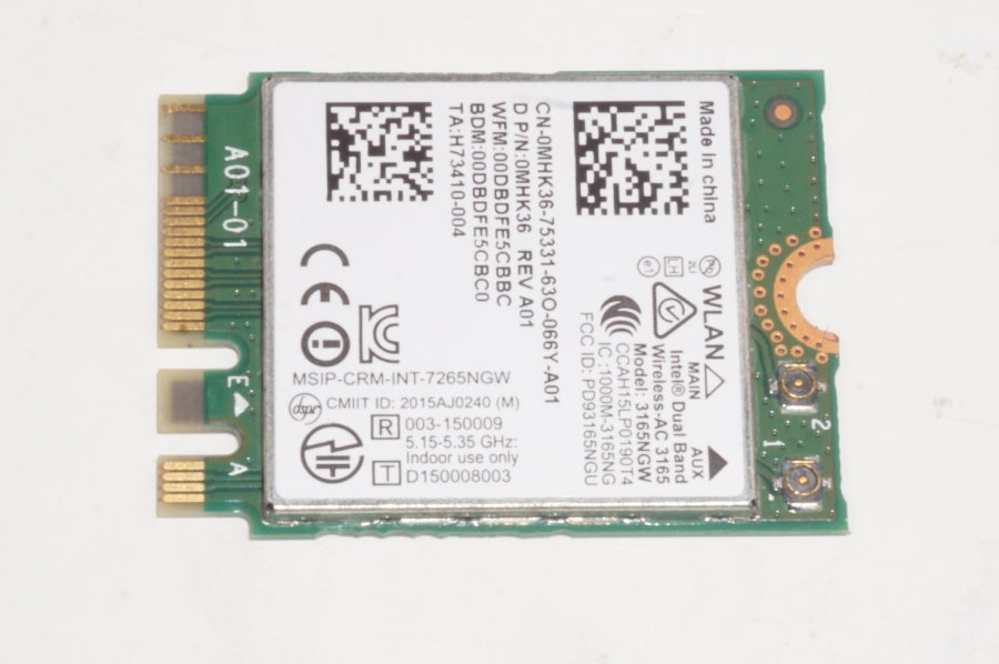 New 3165NGW Intel Laptop Wireless Card