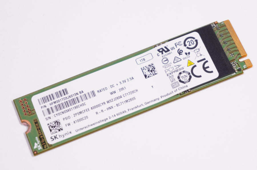 New 03B03-00166200 Asus Laptop 1TB PCIe NVMe Gen4x4 SSD Drive - LaptopParts.ca