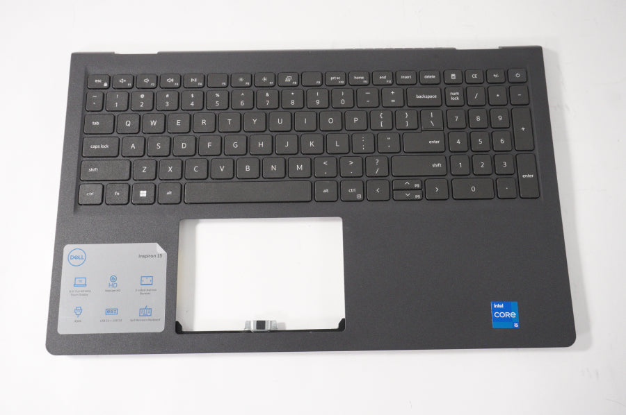 New 01CDD Dell Laptop US Palmrest Keyboard