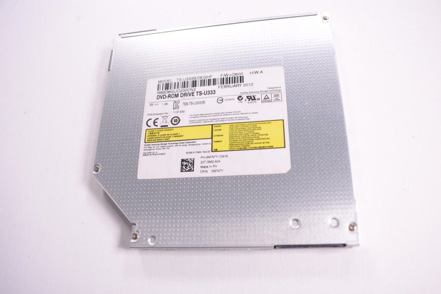 New TS-U333B Dell Laptop Optical Drive Sata DVD ROM Slim Line Drive - LaptopParts.ca