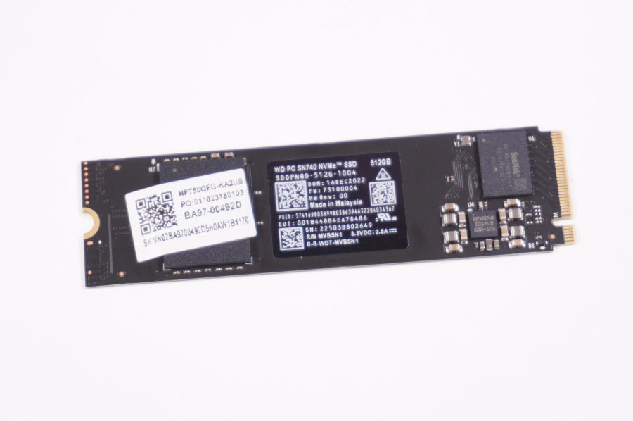 New BA59-04734A Samsung Laptop 512GB PCIe NVMe Gen4x4 M.2 2280 SSD Drive