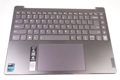 New 5CB1H23725 Lenovo Laptop US Palmrest Keyboard Storm Grey - LaptopParts.ca