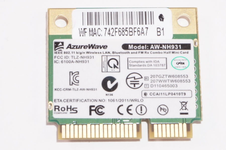 New H000032540 Toshiba Laptop wireless card - LaptopParts.ca