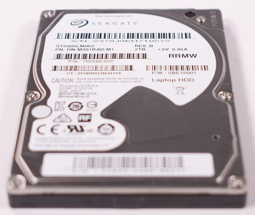 New 908381-800 Hp Laptop Hard Disk Drive LaptopHDD 2TB 5400RPM 9.5mm - LaptopParts.ca