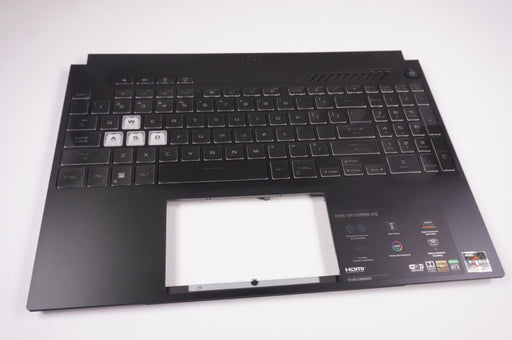 New 33NJKTAJNE0 Asus Laptop US Palmrest Keyboard Black - LaptopParts.ca