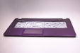 New ZYU36R68TP403 Hp Laptop Palmrest Touchpad Purple - LaptopParts.ca