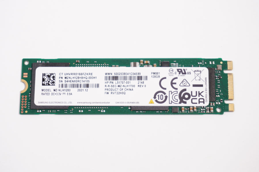 New L89733-001 Hp Laptop 128GB SATA M.2 2280 SSD Drive