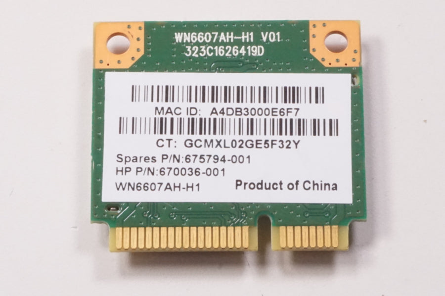 New 670036-001 Hp Laptop Wireless Card