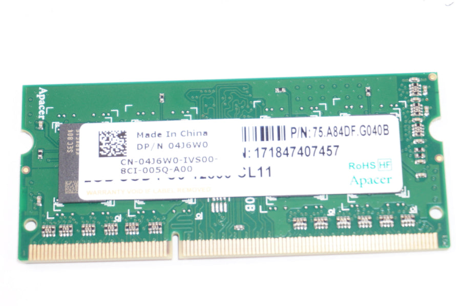 New 4J6W0 Dell Laptop 2GB PC3-12800S DDR3 1600 MHz - LaptopParts.ca