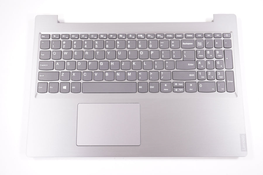 New 5CB0S16646 Lenovo Laptop US Palmrest Keyboard Platinum Grey - LaptopParts.ca