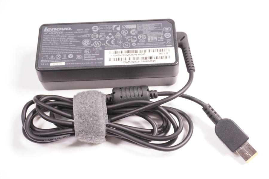 New Genuine 45N0322 Lenovo Laptop 65W 20V 3.25A 2-PIN AC Adapter - LaptopParts.ca