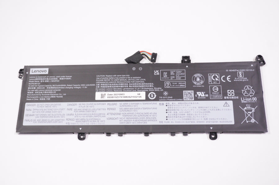 New 5B10Z37621 Lenovo Laptop 55Wh 15.44v  3562 mAh Battery - LaptopParts.ca
