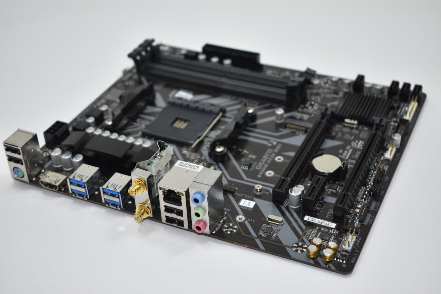 New B450M-DS3H-WIFI iBUYPOWER Laptop AMD B450 AM4 Gaming Desktop Motherboard No I/O Plate