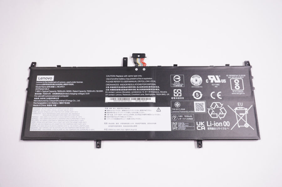 New 5B10W67385 Lenovo Laptop 58.6Wh 7.68V 7820mAh Battery L19C4PD1 - LaptopParts.ca