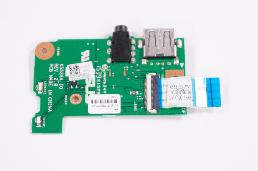 New 60NB0AC0-IO1020 Asus Laptop   X553s Usb Board - LaptopParts.ca