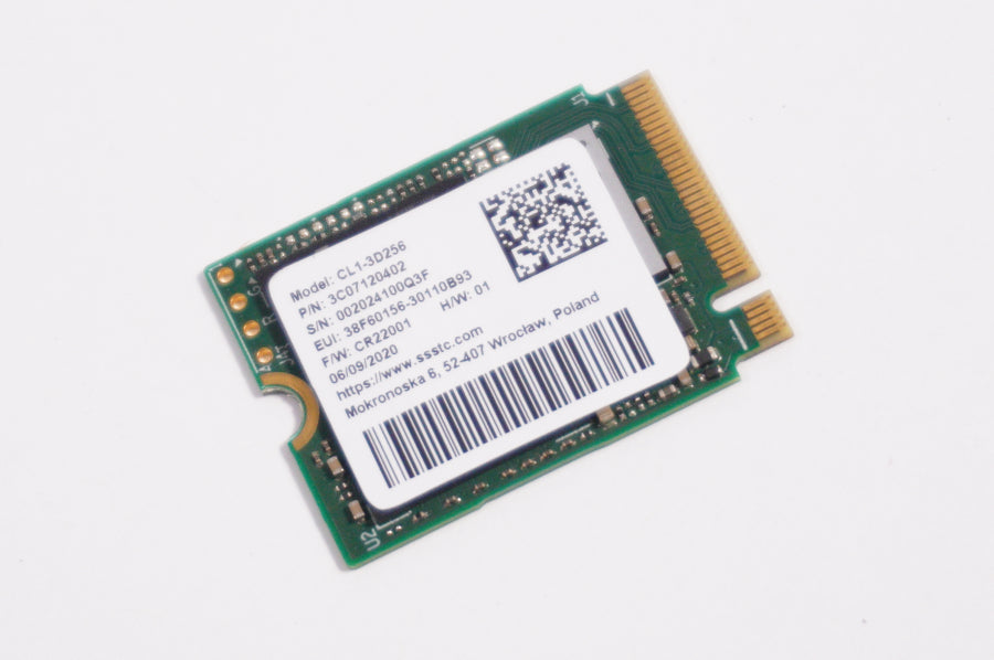 New 0M3PDP3256B-AD Dell Laptop 256GB PCIe NVMe Gen3x4 M.2 2230  SSD Drive - LaptopParts.ca