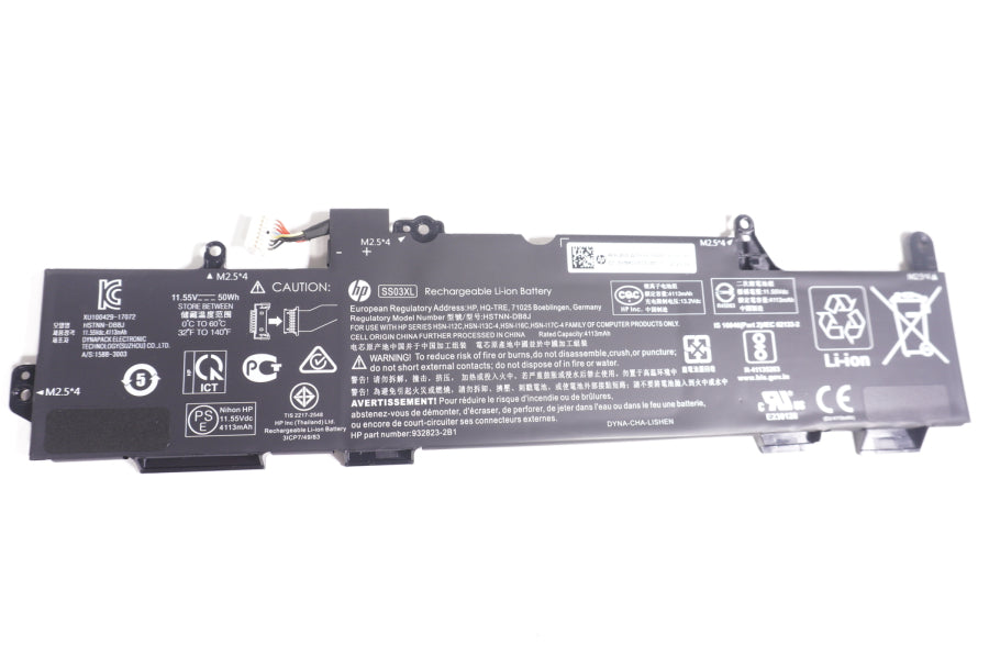 New HSTNN-DB8J Hp Laptop 3C 50Wh 4.33Ah 11.55V LI Battery - LaptopParts.ca