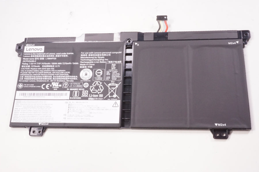 New XU100253-18199 Lenovo Laptop 54WH 7.5V 7270 mAH Battery