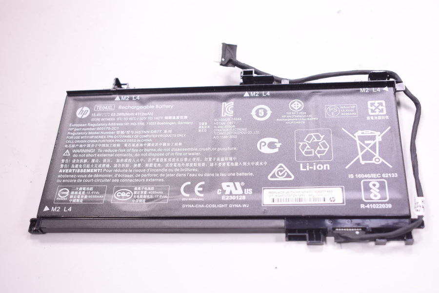 New TE04XL Hp Laptop 15.4 V 63.3 Wh 4112 Mah Battery - LaptopParts.ca