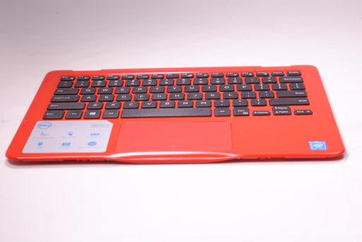 New CN-0C7C8P-77575 Dell Laptop Palmrest Touchpad & Red Keyboard - LaptopParts.ca
