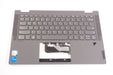 New 5CB0Y85489 Lenovo Laptop US Palmrest Keyboard Graphite Gray - LaptopParts.ca