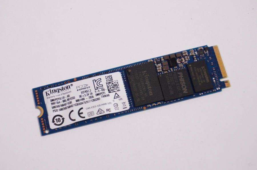 New 0M8PCP3512F-AB Asus Laptop 512GB PCIe NVMe Gen3 x4 M.2 2280 SSD Drive - LaptopParts.ca
