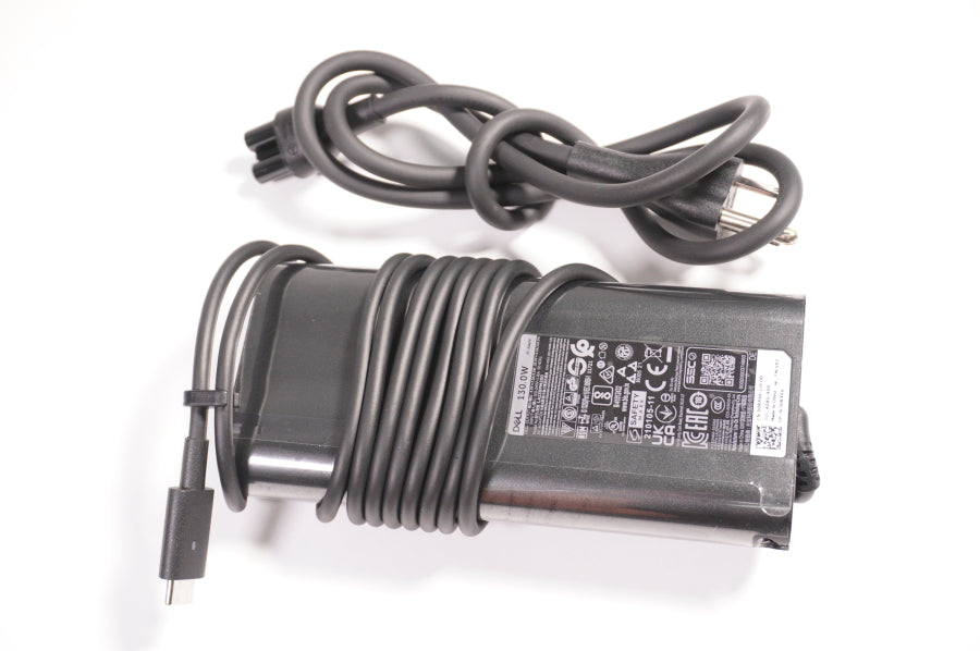 New 0RX66 Dell Laptop 130W 20V 6.5A Type C AC Adapter - LaptopParts.ca