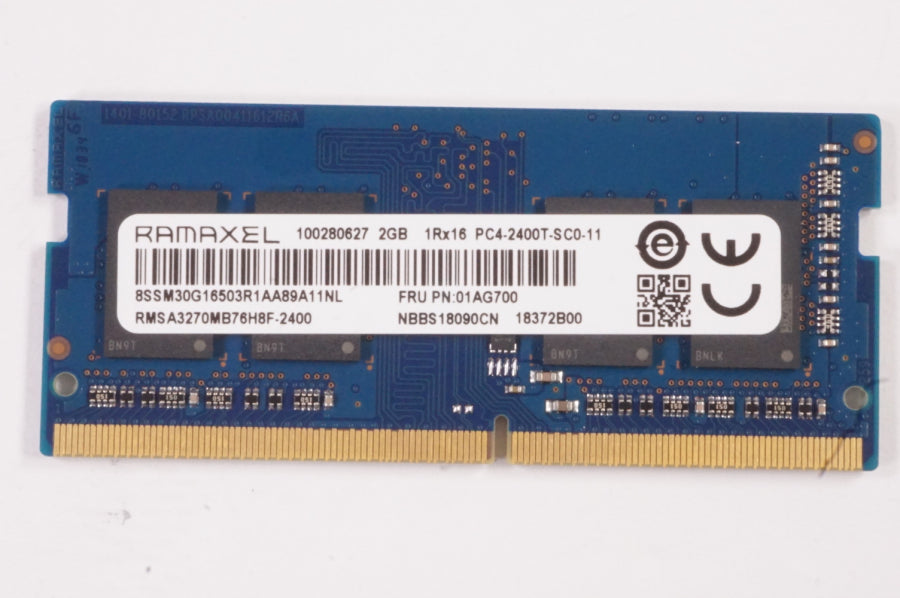 New RMSA3270MB76H8F-2400 Ramaxel Technology Laptop 2GB PC4-2400T 2400Mhz SO-DIMM Memory