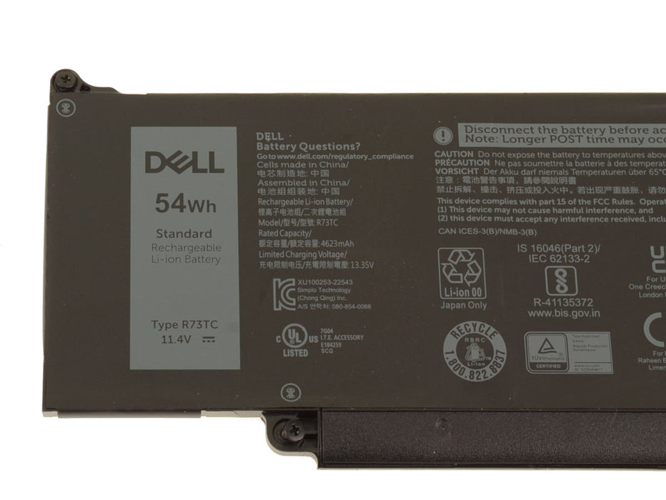 New Genuine Dell Latitude 5440 3540 5540 5340 3440 Precision 3580 Battery 54WH R73TC