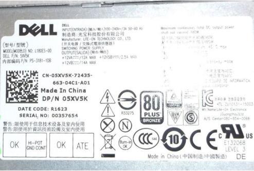 New Dell Optiplex 3040 5040 7040 Inspiron 3650 3656 Switching Power Supply 180W 8+4pin RWMNY 0RWMNY CN-0RWMNY