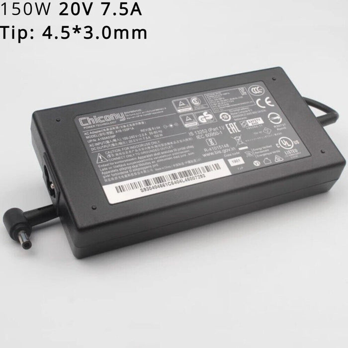 New Chicony MSI Kanata Stealth 150W AC Adapter 4.5*3.0mm ADP-150CH D A18-150P1A