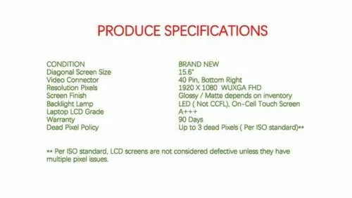 New HP Pavilion L01675-001 LCD LED Touch Screen 15.6" FHD Display On-Cell Touch B156HAK02.0 - LaptopParts.ca